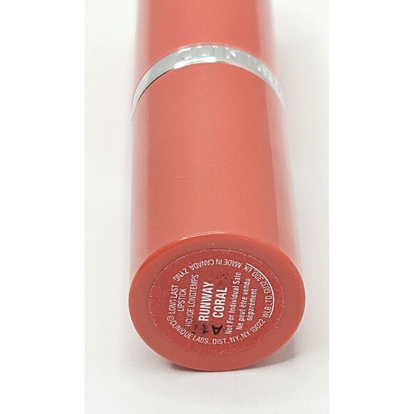 Clinique Long Last Lipstick Runway Coral Full Size Discontinued A17 New - Picture 2 of 2